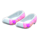 Traditional Flower Shoes (Pink) NH Storage Icon.png