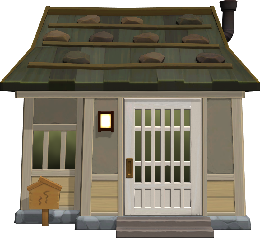 Exterior of Tank's house in Animal Crossing: New Horizons