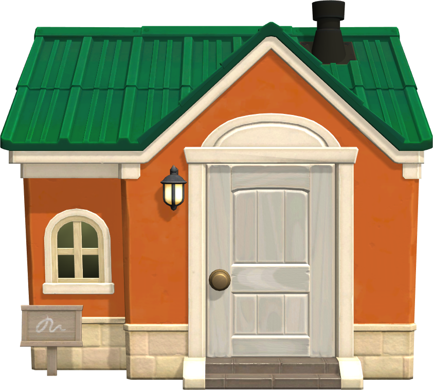 Exterior of Tangy's house in Animal Crossing: New Horizons