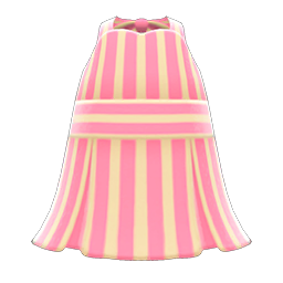 Striped halter dress