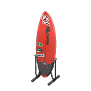 Surfboard's Red variant