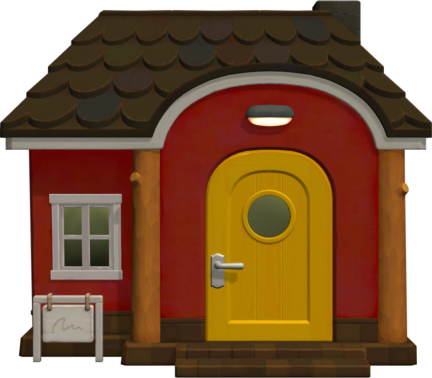 Exterior of Drift's house in Animal Crossing: New Horizons