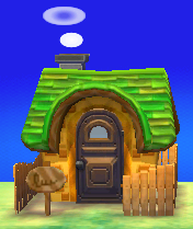 Exterior of Frank's house in Animal Crossing: New Leaf