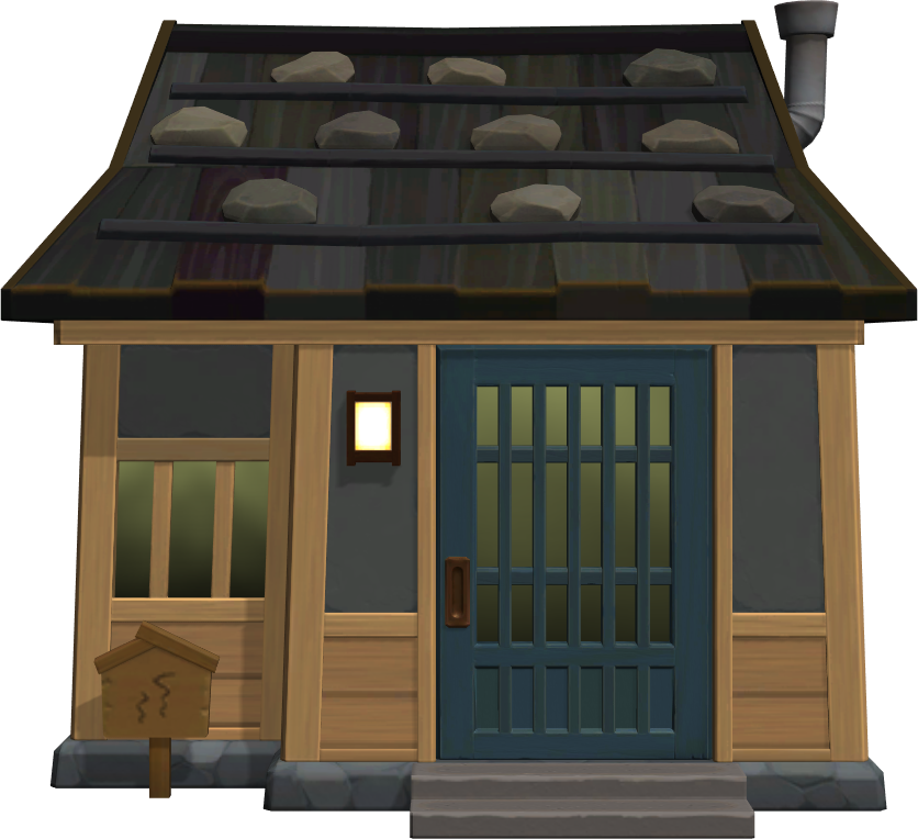 Exterior of Walt's house in Animal Crossing: New Horizons