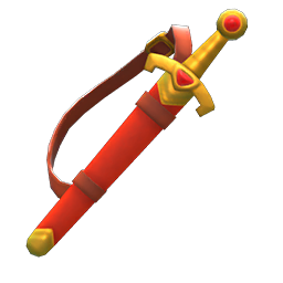 Sword in Scabbard (Red) NH Icon.png