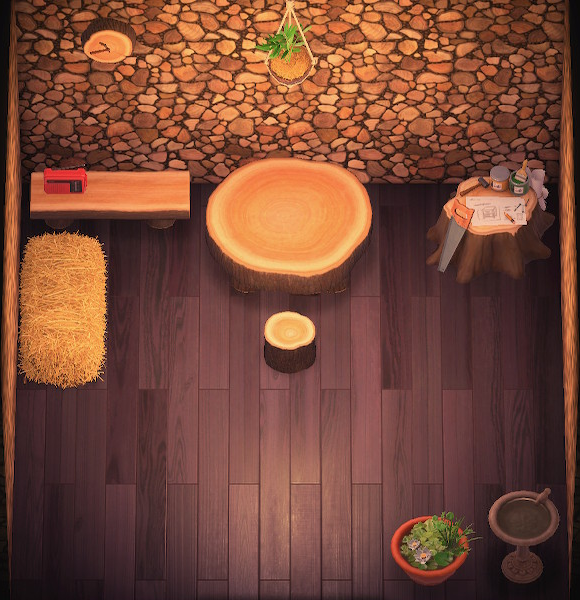 Interior of Jay's house in Animal Crossing: New Horizons