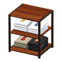 Small Clothing Rack (Dark Wood) NH Icon.png