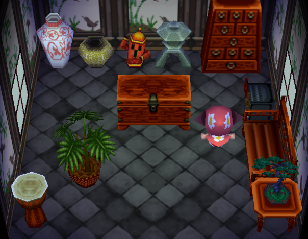 Interior of Chico's house in Animal Crossing