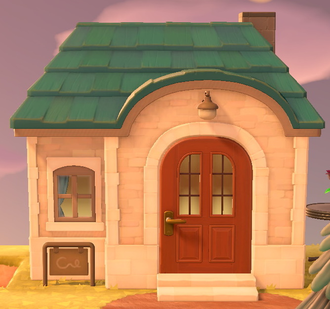 Exterior of Zoe's house in Animal Crossing: New Horizons