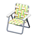 Lawn Chair (Yellow) NH Icon.png