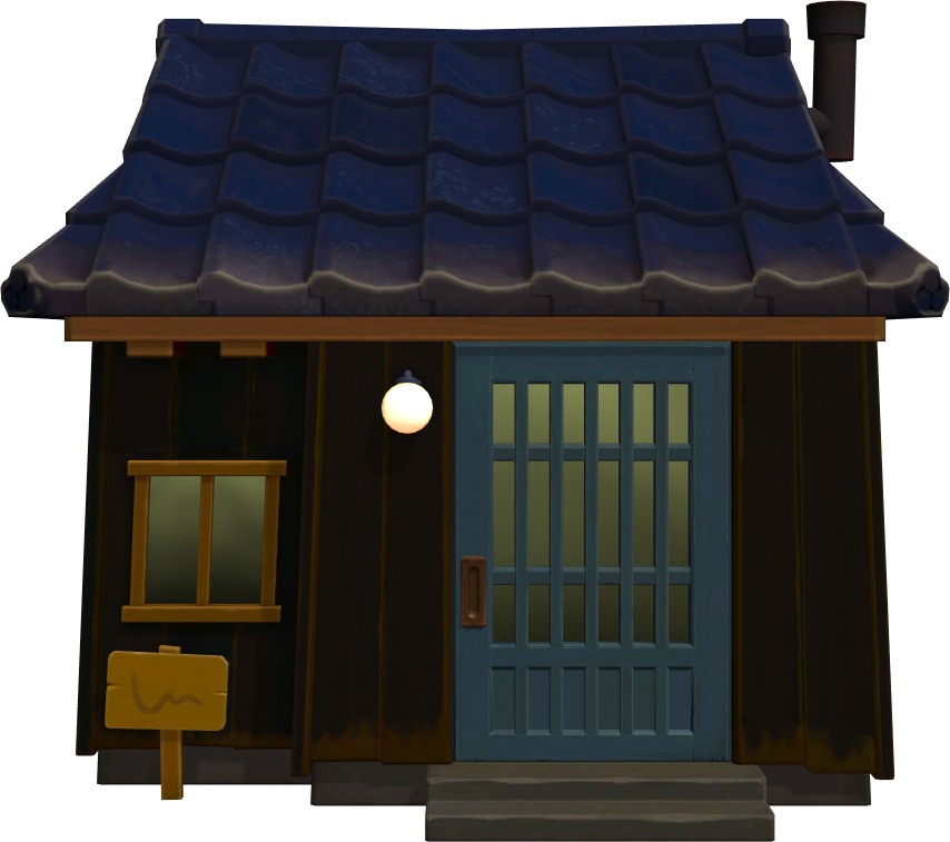 Exterior of Hamphrey's house in Animal Crossing: New Horizons