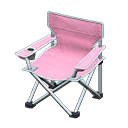 Outdoor Folding Chair (Silver - Pink) NH Icon.png