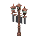 Street Lamp with Banners (Bronze - Black) NH Icon.png