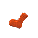 Hand-Knit Socks (Orange) NH Storage Icon.png