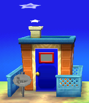Exterior of Broccolo's house in Animal Crossing: New Leaf