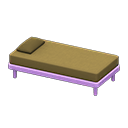 Simple Bed (Purple - Brown) NH Icon.png