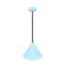 Simple shaded lamp's Blue variant