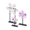 Illuminated Snowflakes (Pink) NH Icon.png