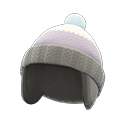 Knit cap with earflaps