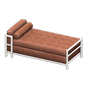 Cool Bed (White - Brown) NH Icon.png