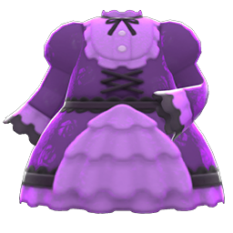 Ruffled Dress (Purple) NH Icon.png