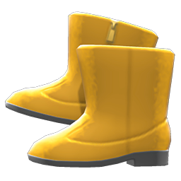 Velour Boots (Mustard) NH Icon.png