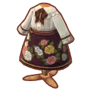 Brown Floral Skirt Outfit PC Icon.png