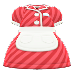 Diner uniform's Red variant