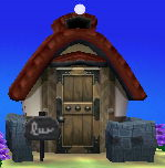 Exterior of Walt's house in Animal Crossing: New Leaf