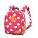 Polka-dot backpack