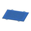 Blue exercise mat