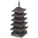 Pagoda (Dark Wood) NH Icon.png