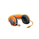 Professional headphones's Orange variant