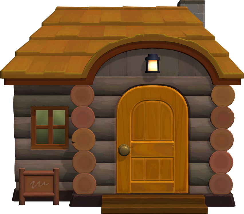 Exterior of Sly's house in Animal Crossing: New Horizons