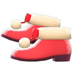 Pom-Pom Boots (Red) NH Icon.png
