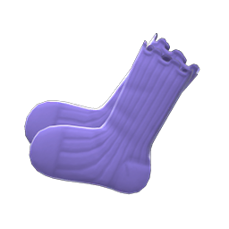 Puckered Socks (Purple) NH Icon.png