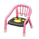 Baby Chair (Pink - Paw Print) NH Icon.png