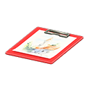 Clipboard (Red - Sketch) NH Icon.png