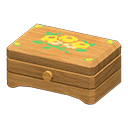 Wooden Music Box (Light Wood - Yellow Flowers) NH Icon.png