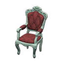 Elegant Chair (Blue - Damascus-Pattern Red) NH Icon.png