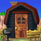 Exterior of Nan's house in Animal Crossing: New Leaf