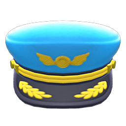Pilot's Hat (Light Blue) NH Icon.png