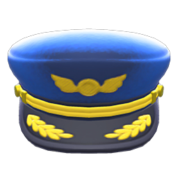 Pilot's Hat (Navy Blue) NH Icon.png