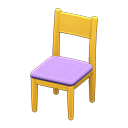 Simple Chair (Yellow - Purple) NH Icon.png