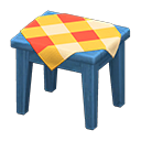 Wooden Mini Table (Blue - Orange) NH Icon.png