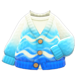 blue hotel cardigan