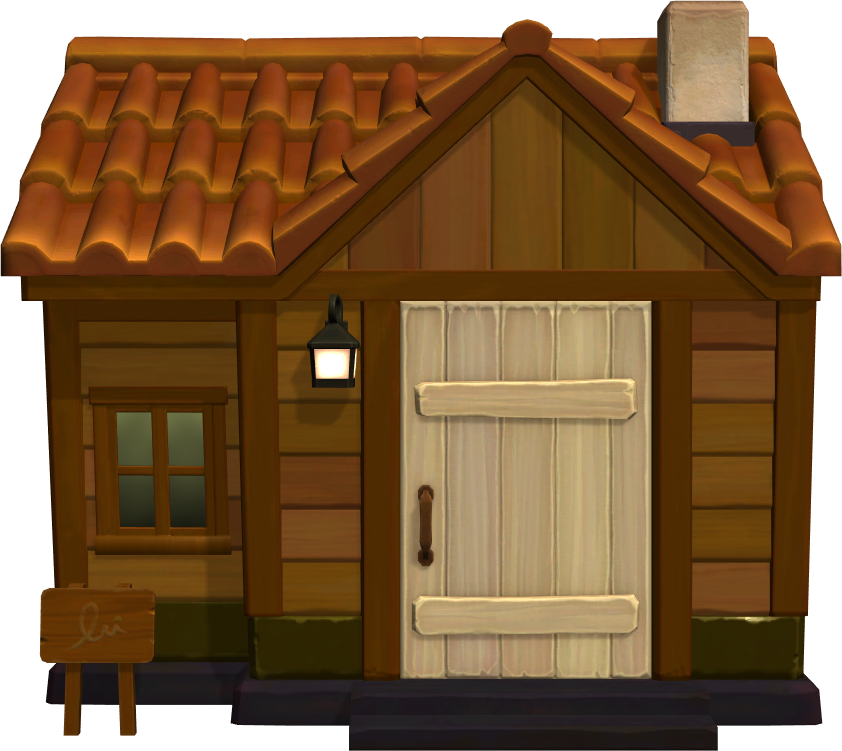 Exterior of Spork's house in Animal Crossing: New Horizons
