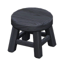 Wooden Stool (Black - None) NH Icon.png