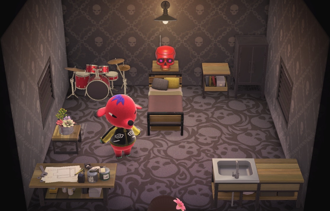 Interior of Cyd's house in Animal Crossing: New Horizons