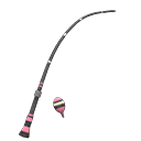 Outdoorsy Fishing Rod (Pink) NH Icon.png